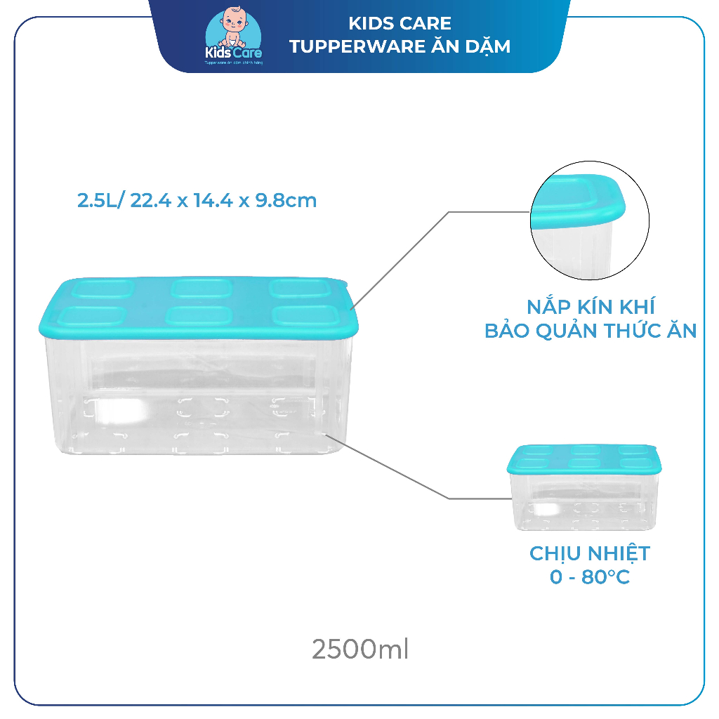 Hộp trữ mát Tupperware Fresh Clear