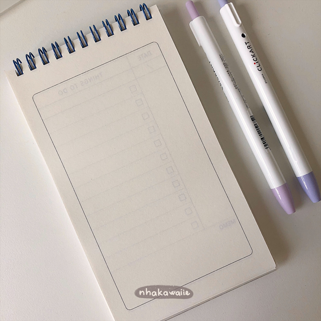 Sổ lò xo planner To Do List giúp lên kế hoạch 120 trang