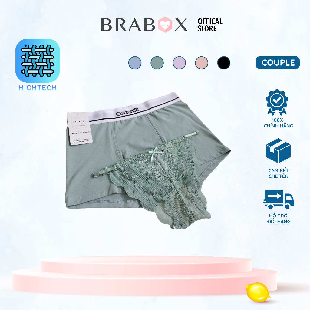 [Có Sẵn] Quần Lót Đôi Nam Nữ Couple Nhiều Mẫu [Hightech] Cotton Modal 50S Brabox