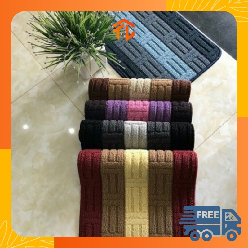 THẢM LAU CHÂN CHÙI CHÂN SỌC CỔ ĐIỂN CAO CẤP KÍCH THƯỚC 38x58