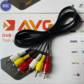 Dây cáp AV 6 đầu bông sen