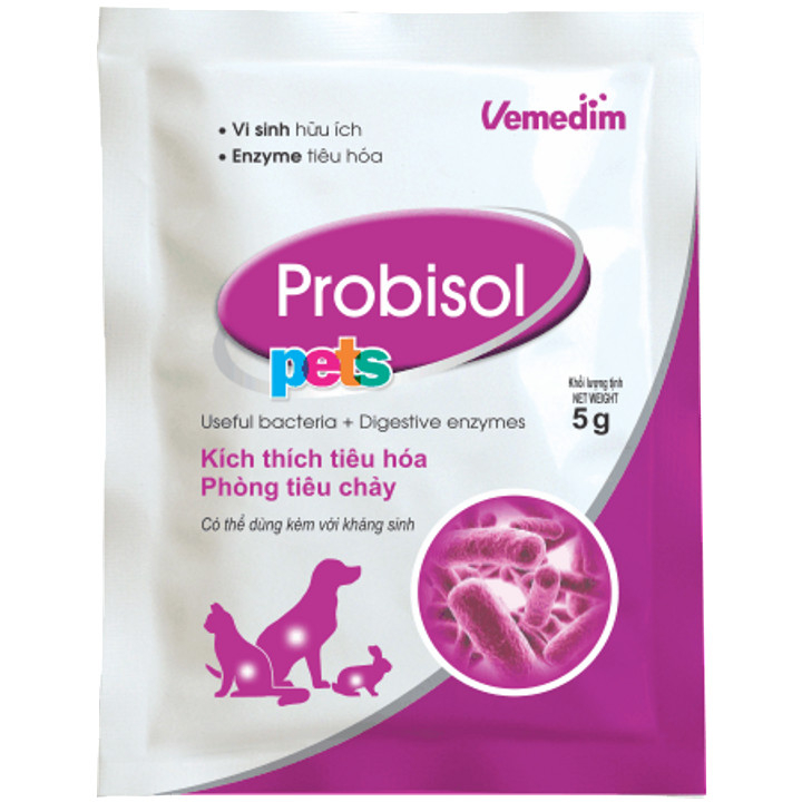 Men tiêu hóa Probisol Peats dễ tiêu hóa, giảm mùi phân và ngừa tiêu chảy gói 5g