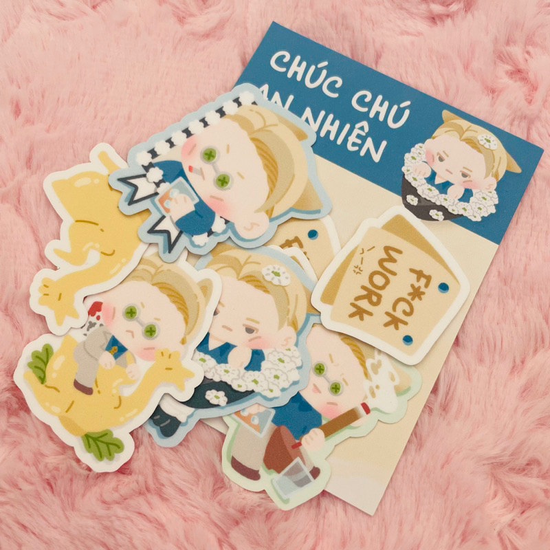 Koboco.co | Jujutsu Kaisen | Sticker deco & pack Vô tri - Gà cúng Nanami, Gojo tù tội và Thỏ Sukugumi