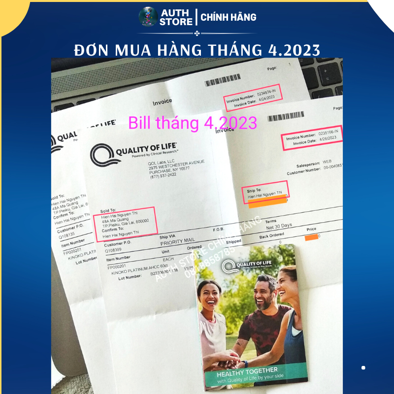 AHCC Kinoko Platinum 750mg 60v hỗ trợ loại bỏ hết virus HPV, hết sùi mào gà