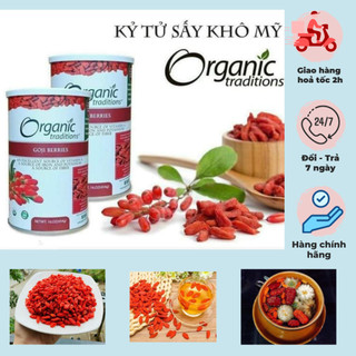 Kỷ tử khô 454gr organic tradition goji berries /usa