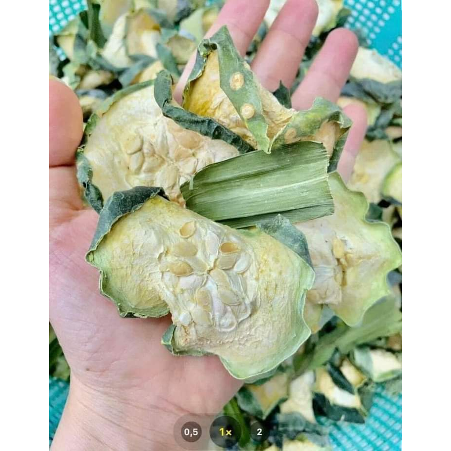 Bí đao organic sấy lạnh MIX lá nếp thơm ngon LOẠI 1. Túi 300gram