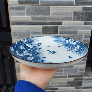Set 03 Đĩa sứ sâu lòng in hoạ tiết siêu đẹp, Sản phẩm bằng sứ bền, đẹp ngang 21cm x 3.5cm