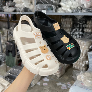 Dép sandal nữ, giày sục quai hậu nữ kiểu dáng basic unisex đế bánh mì cao 3 cm ulzzang giày dọ eva đi mưa