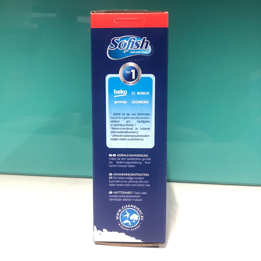 Muối dùng cho máy rửa bát Sofish