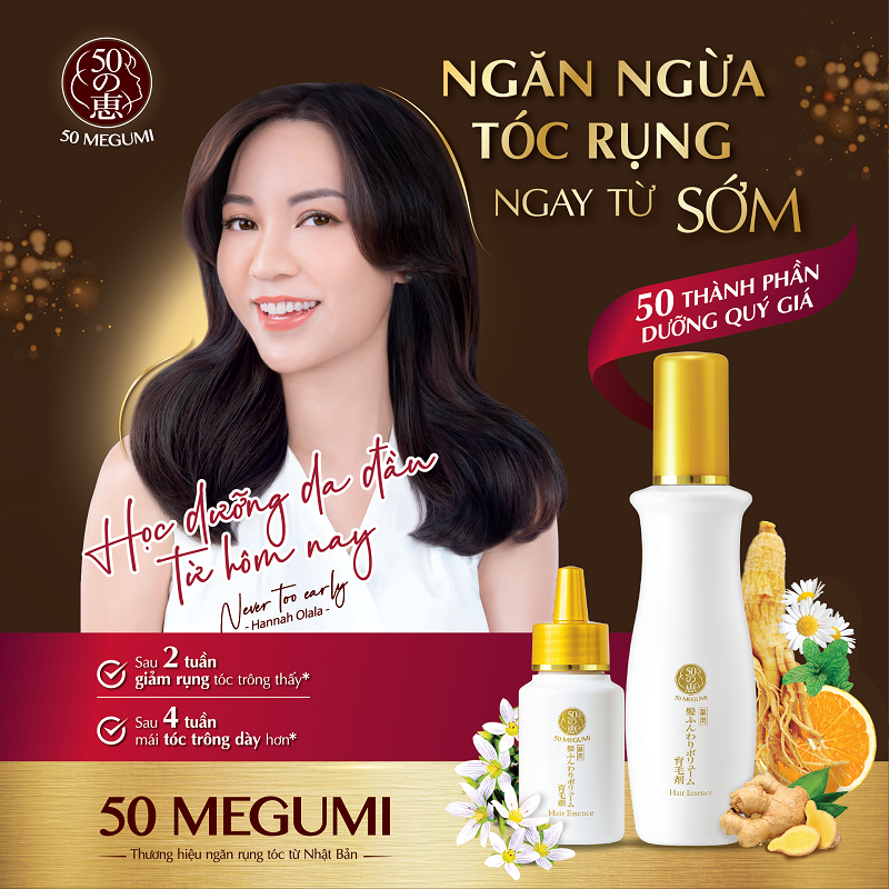 Tinh chất dưỡng và ngăn rụng tóc 50 Megumi Hair Essence 30ml