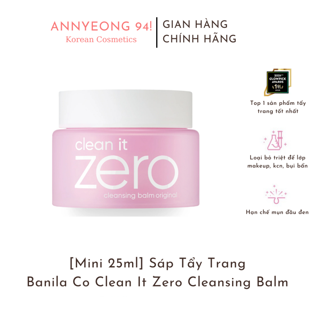 Sáp Tẩy Trang Banila Clean It Zero Cleansing Balm 25ml