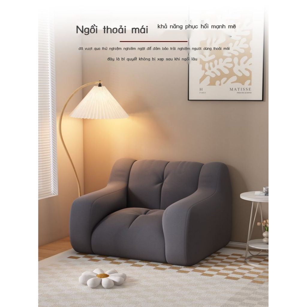 Sofa lười chiếu tatami đôi cho thuê nhà phòng ngủ ban công ghế sofa trệt