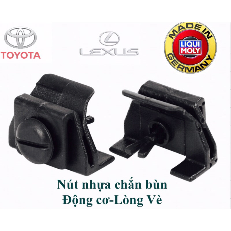 Bộ nút nhựa gắn chắn bùn lòng vè bánh xe ô tô Toyota,Lexus