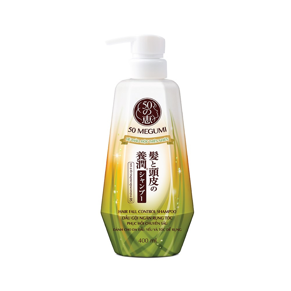 Dầu gội ngăn rụng tóc Megumi Hair Fall Control Shampoo 400ml