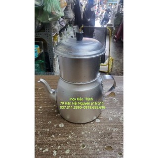 Phin pha cafe nhôm dạng ấm.