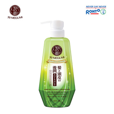 Dầu xả ngăn rụng tóc, dưỡng tóc 50 Megumi Hair Fall Control Conditioner 400ml