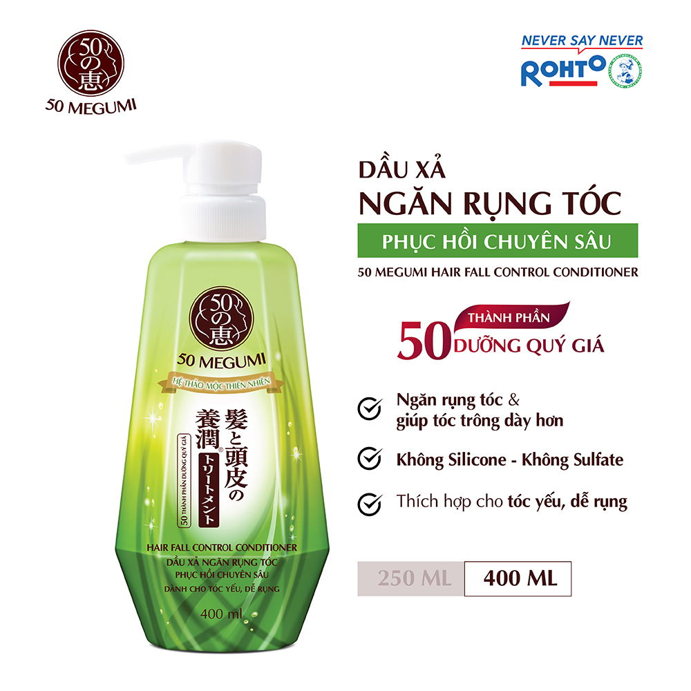 Dầu xả ngăn rụng tóc Megumi Hair Fall Control 400ml