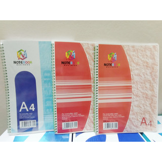 Sổ bìa mềm hải tiến gáy lò xo a4/a6 200 trang