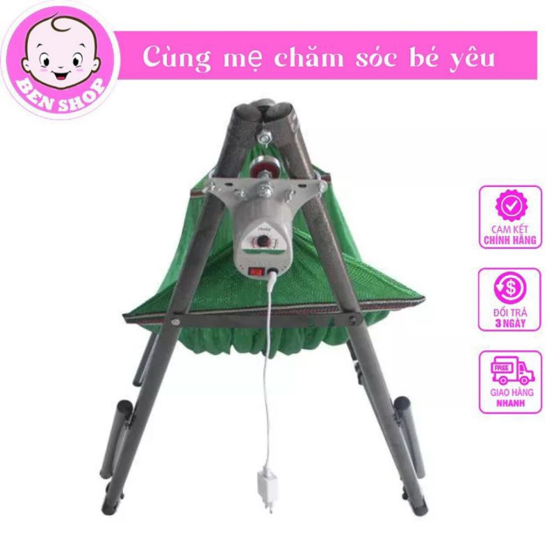 Máy đưa võng tự động Sbaby SH20-Dùng được khi không có điện