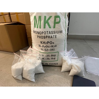 Phân bón MKP 0-52-34Thúc già lá, chặn đọt Kích thích phân hóa mầm hoa Ra hoa đồng loạt