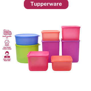  TUPPERWARE_Bộ hộp bảo quản thực phẩm Tupperware Magic 8 hộp nhựa nguyên sinh 