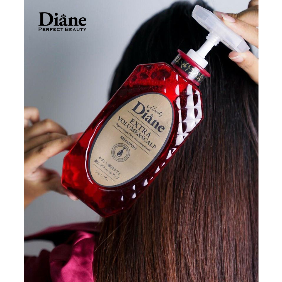 Dầu gội hỗ trợ mọc tóc & làm phồng tóc Moist Diane Extra Volume & Scalp dành cho tóc mỏng, rụng nhiều, gàu - 450ml