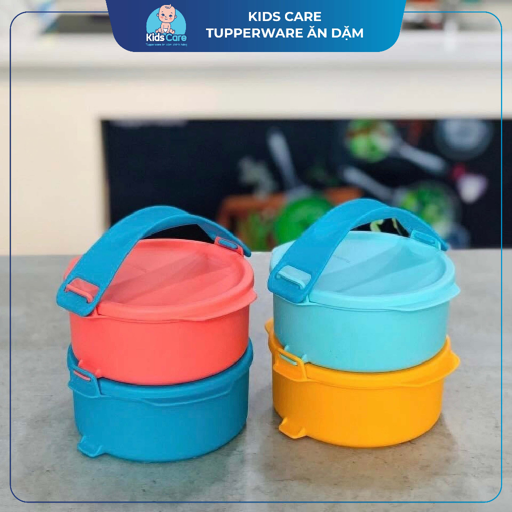 Cặp lồng cơm quay lò vi sóng 550ml/ hộp Tupperware