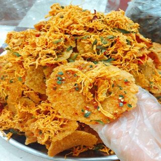 Cơm cháy lắc khô gà giòn giòn ngon ngon