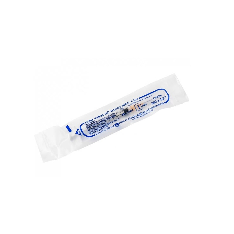 Bơm tiêm sử dụng một lần VINAHANKOOK 1cc 3cc 5cc 10cc 20cc