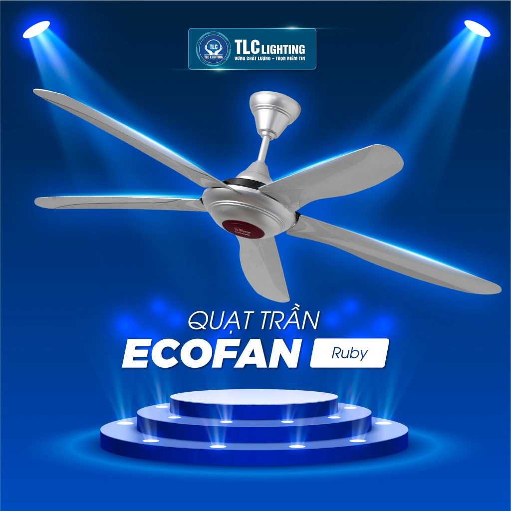 Quạt trần ECOFAN Classic 5 cánh bảo hành chính hãng 5 năm trên toàn quốc HÀNG CHÍNH HÃNG