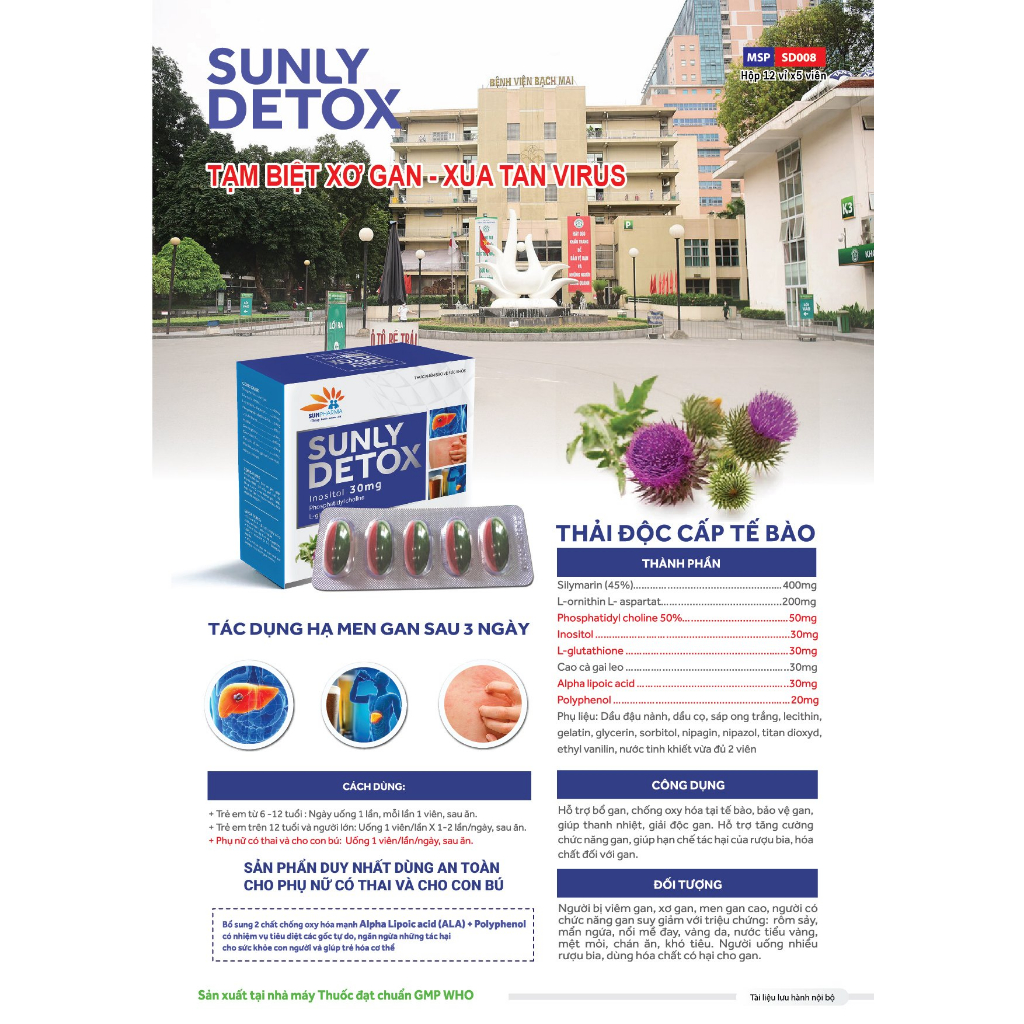 Hạ Men Gan - Thải Độc Gan Cấp Tốc Tế Bào