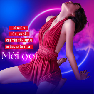 Váy ngủ sexy lụa satin cao cấp hở lưng quyến rũ