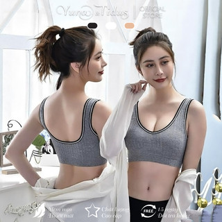 Áo Bra Thể Thao Phong Cách Hàn Quốc Chật Xịn Đẹp Có Mút Ngực Co Giãn Thấm Hút Tốt
