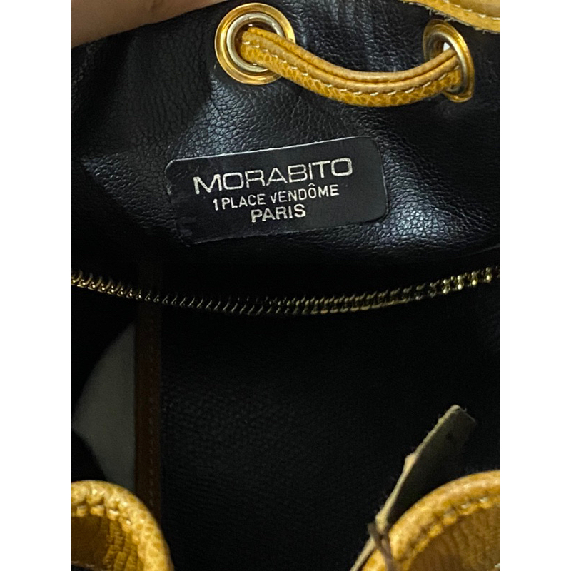 Set túi ví si hiệu MORABITO dáng bucket da bê có dustbag