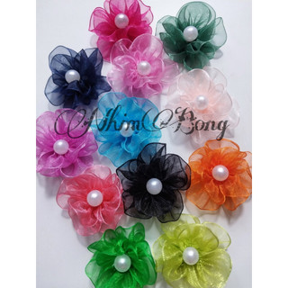 Hoa voan size 4cm/ set 2 hoa