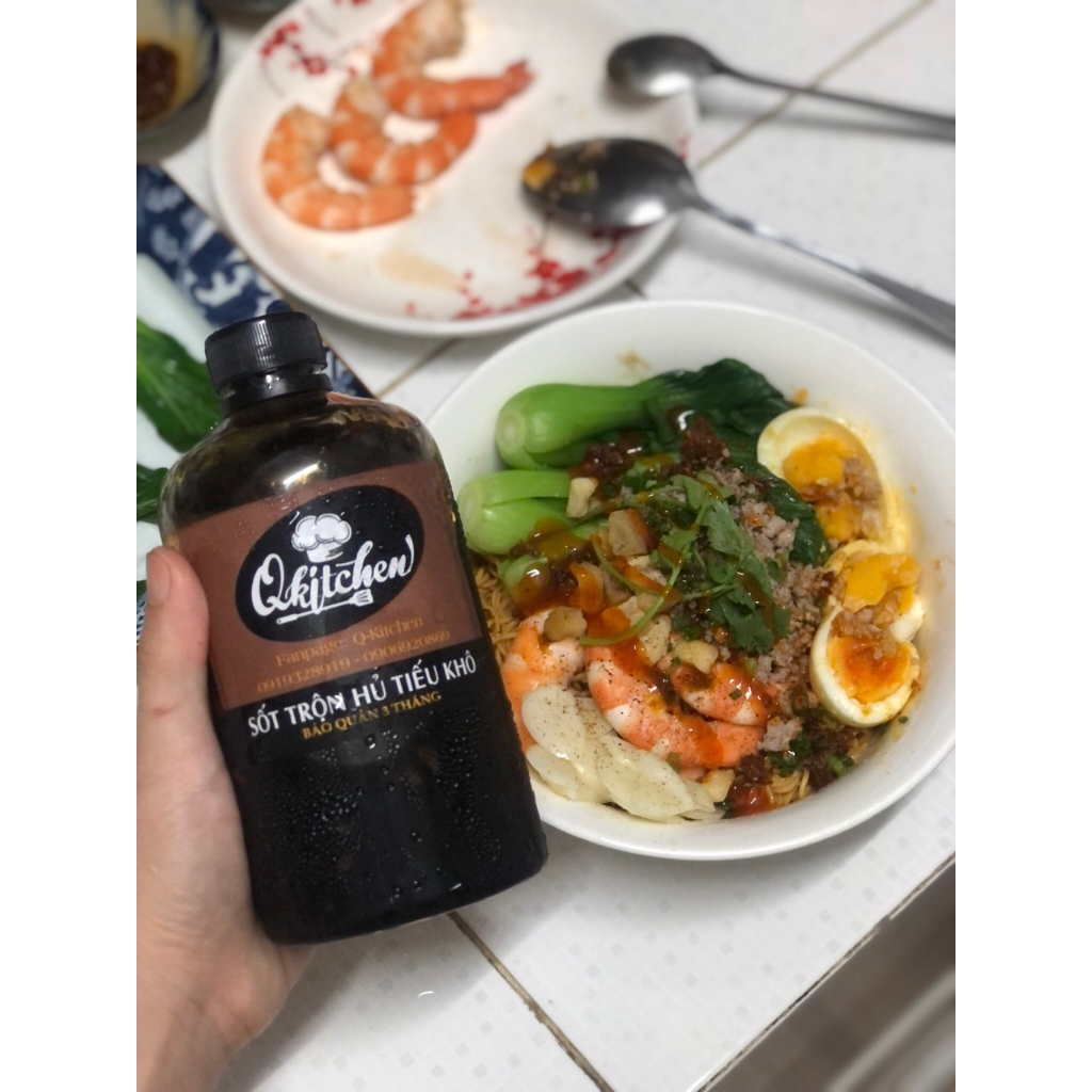 Sốt Trộn Hủ Tíu, Mì Khô Gia Vị Trộn Mì, Hủ Tíu Nhà Làm Thơm Ngon Chất Lượng 300gr - 500gr