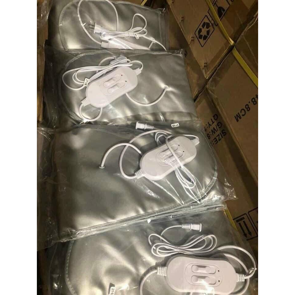 Đai nóng và rung - Tặng kèm 1 cuộn nilon cuốn bụng