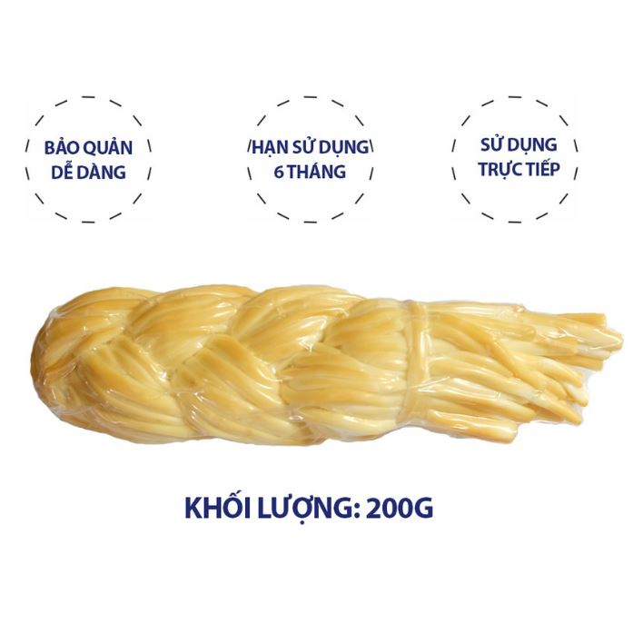 Phô mai sợi / phô mai hun khói / phô mai xông khói nhập khẩu Nga 100g /200g
