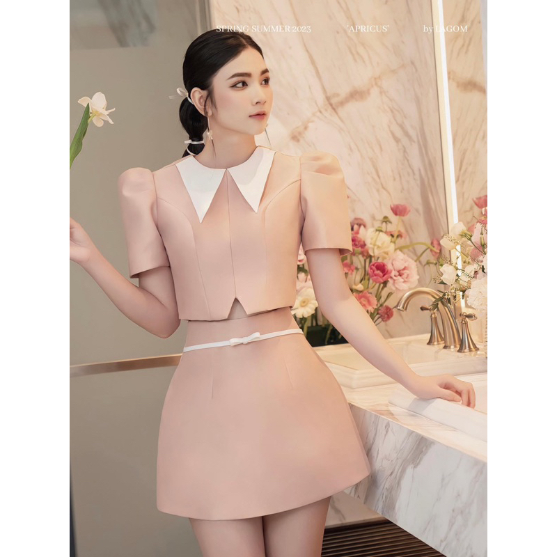 Set thiết kế phong cách tiểu thư tao nhã nhà LEYLA
