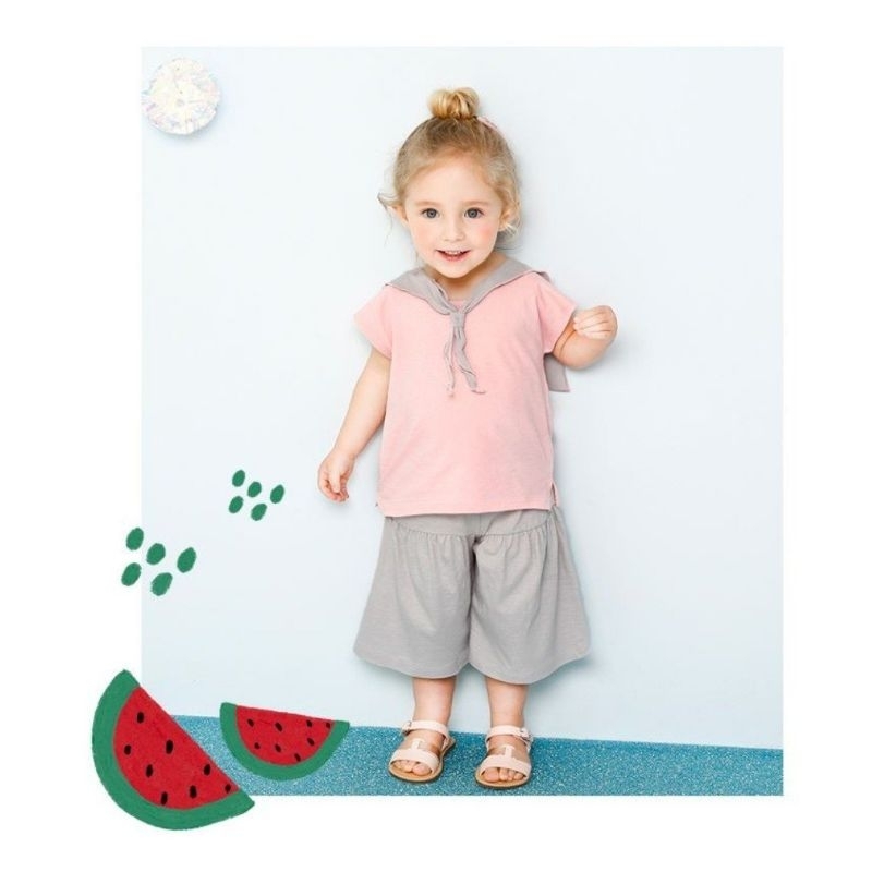 Set bộ Milkmile xuất Hàn dư xịn áo thủy thủ quần cullotes