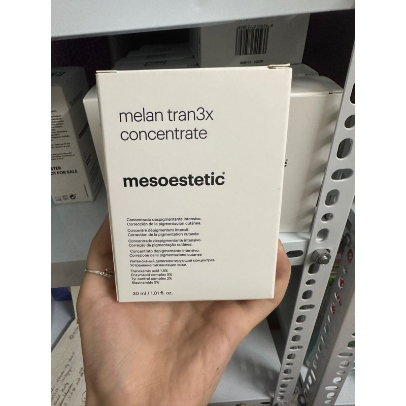 Serum Dưỡng Trắng Sáng Mờ Thâm Nám Melan Tran3x Concentrate mesoestetic