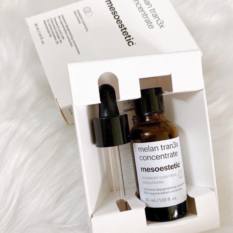 Serum Dưỡng Trắng Sáng Mờ Thâm Nám Melan Tran3x Concentrate mesoestetic