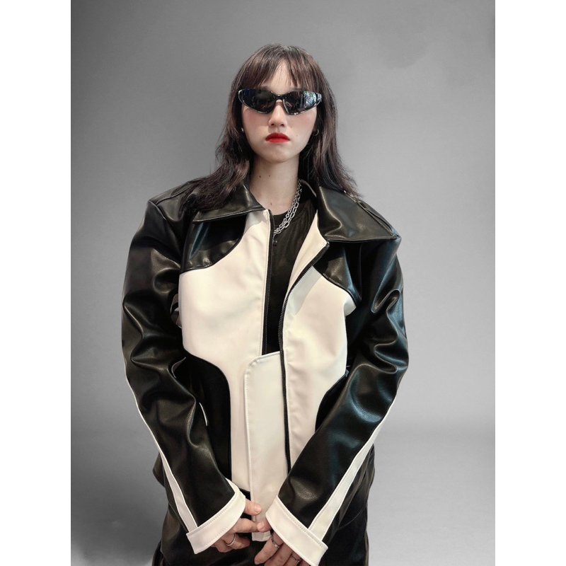 Áo khoác da whitedo KELSHOP