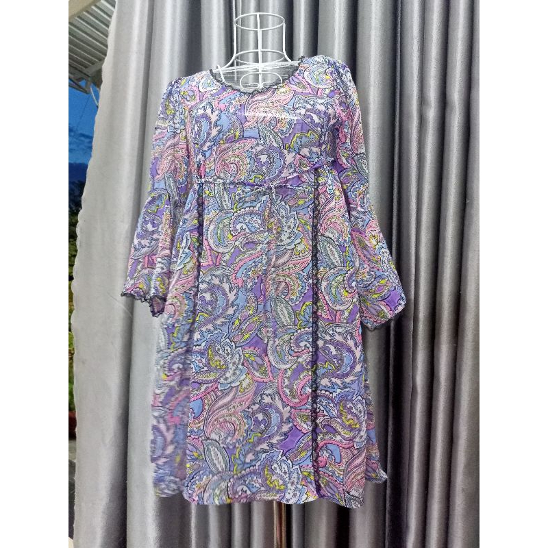 Đầm voan bé gái 1 lớp,người lớn size xs,s có thể bon chen dc