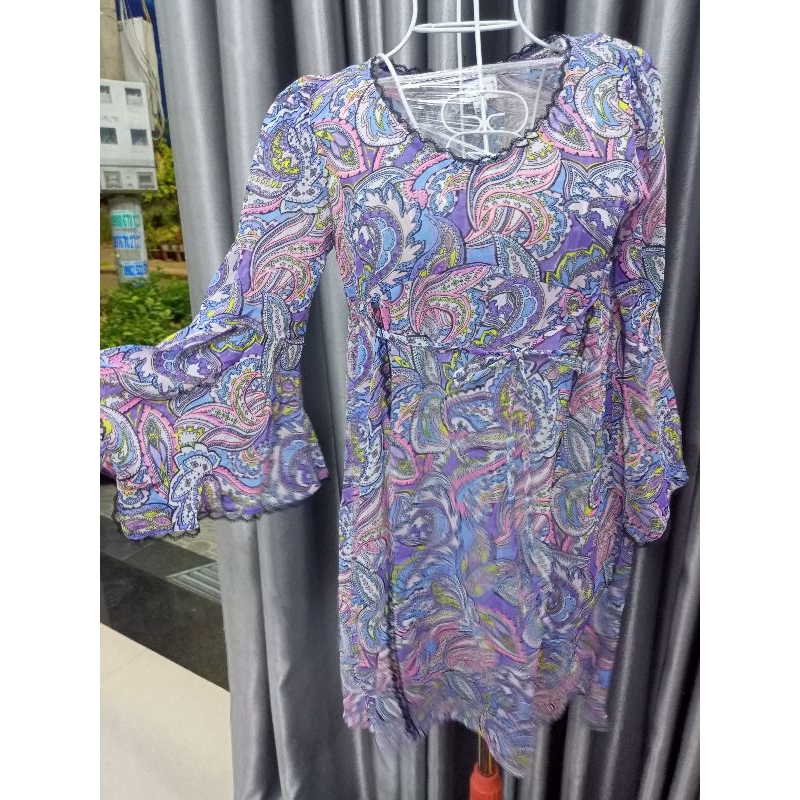 Đầm voan bé gái 1 lớp,người lớn size xs,s có thể bon chen dc