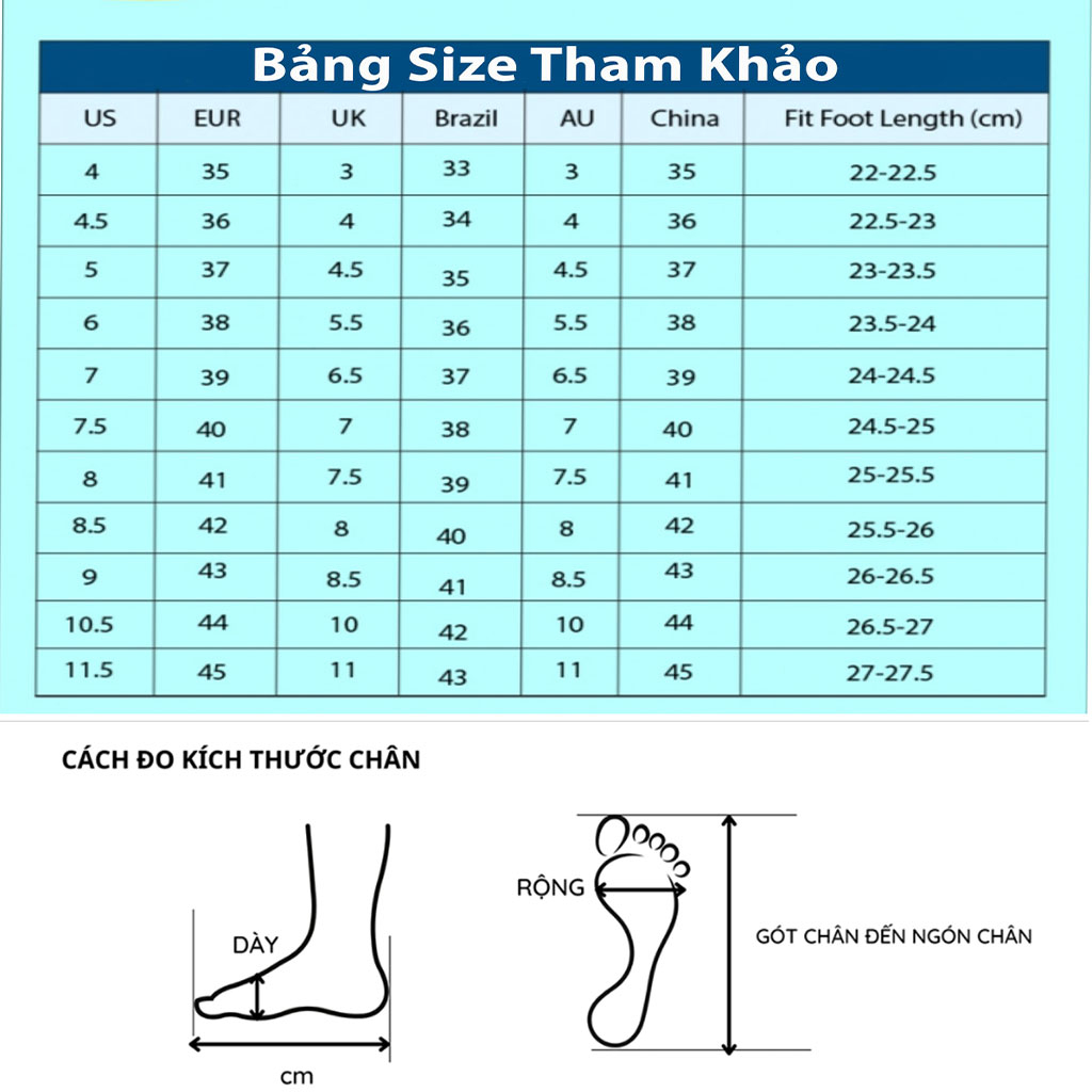 Giày Thể Thao Nữ Đế Độn Cao, Giày Sneaker Nữ VIMMART08TRG01/VIMMART08TRG02/VIMMART08TRG03