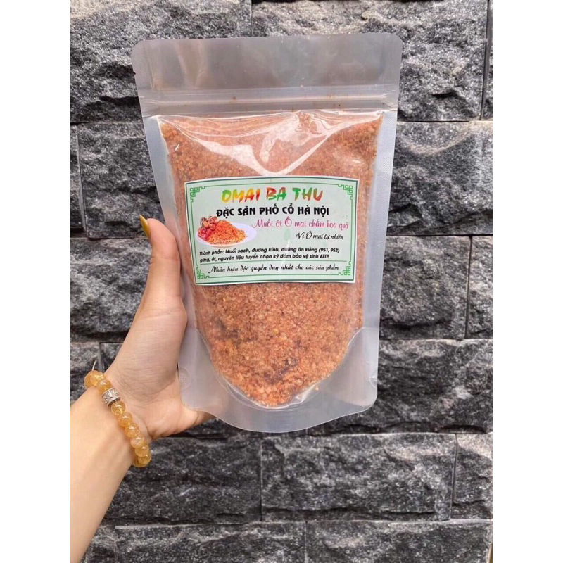 MUỐI XÍ MUỘI Ô MAI BÀ THU TÚI 500gr