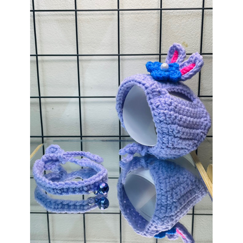 Mũ thỏ cho chó mèo