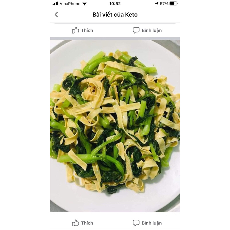 Mỳ váng đậu keto 14k/1 gói 100g