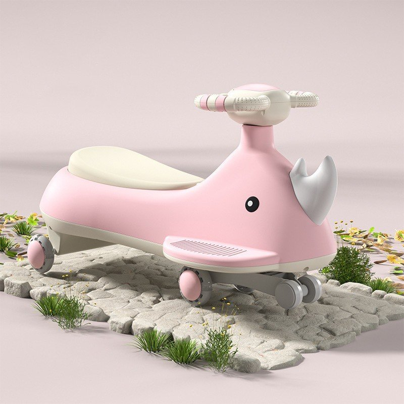 Xe lắc cho bé - Xe lắc kiêm xe chòi cho bé từ 1-5 tuổi - Tải trọng 80kg